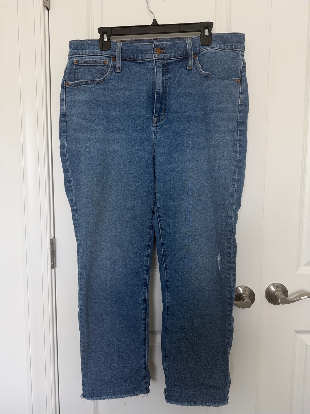 J. Crew Factory Blue Ankle Crop Jeans